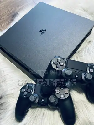 Playstation 4 Slim Console With 2 Controllers and 10 Full Games