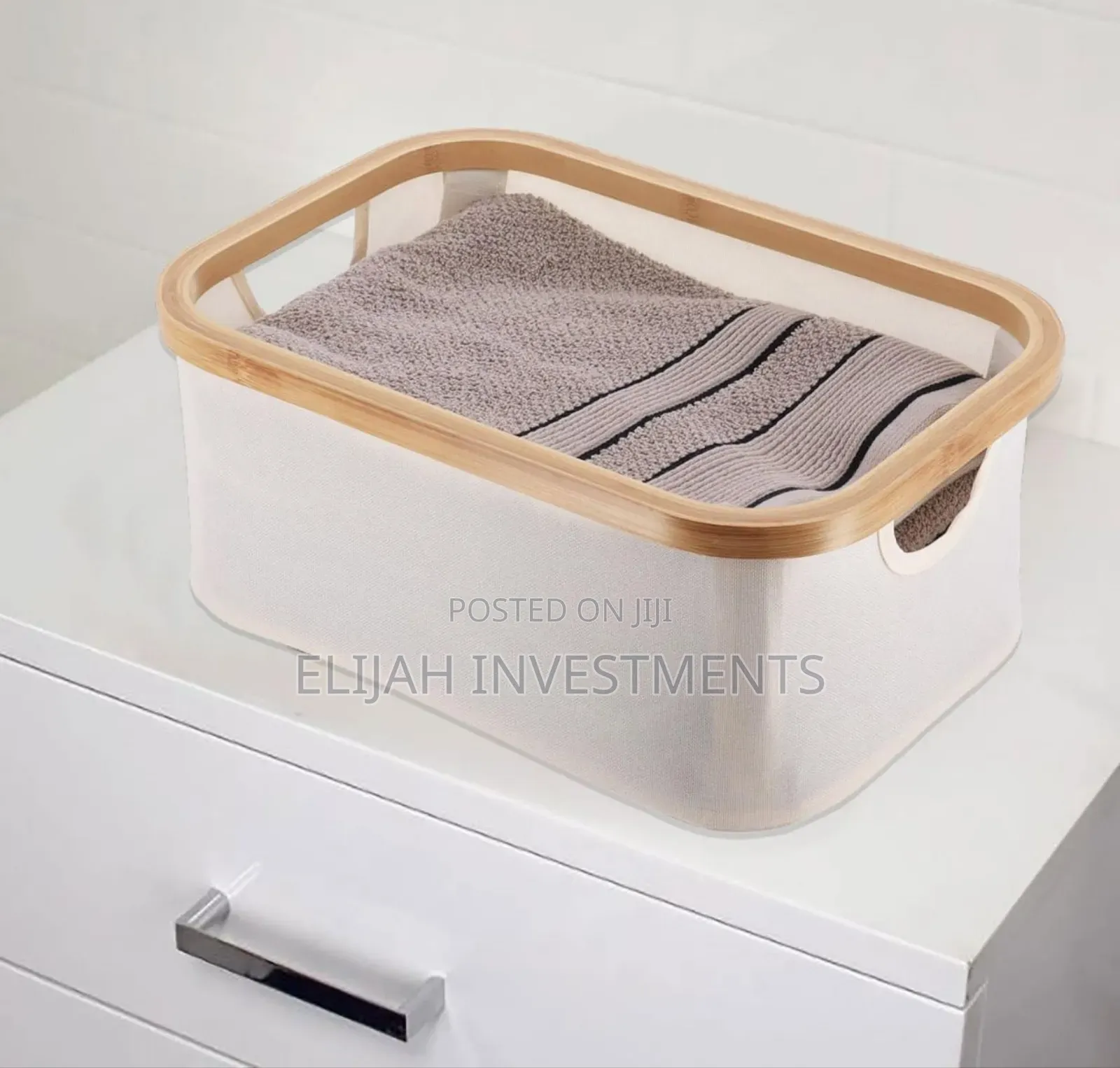 Modern Foldable Rectangular Storage Basket