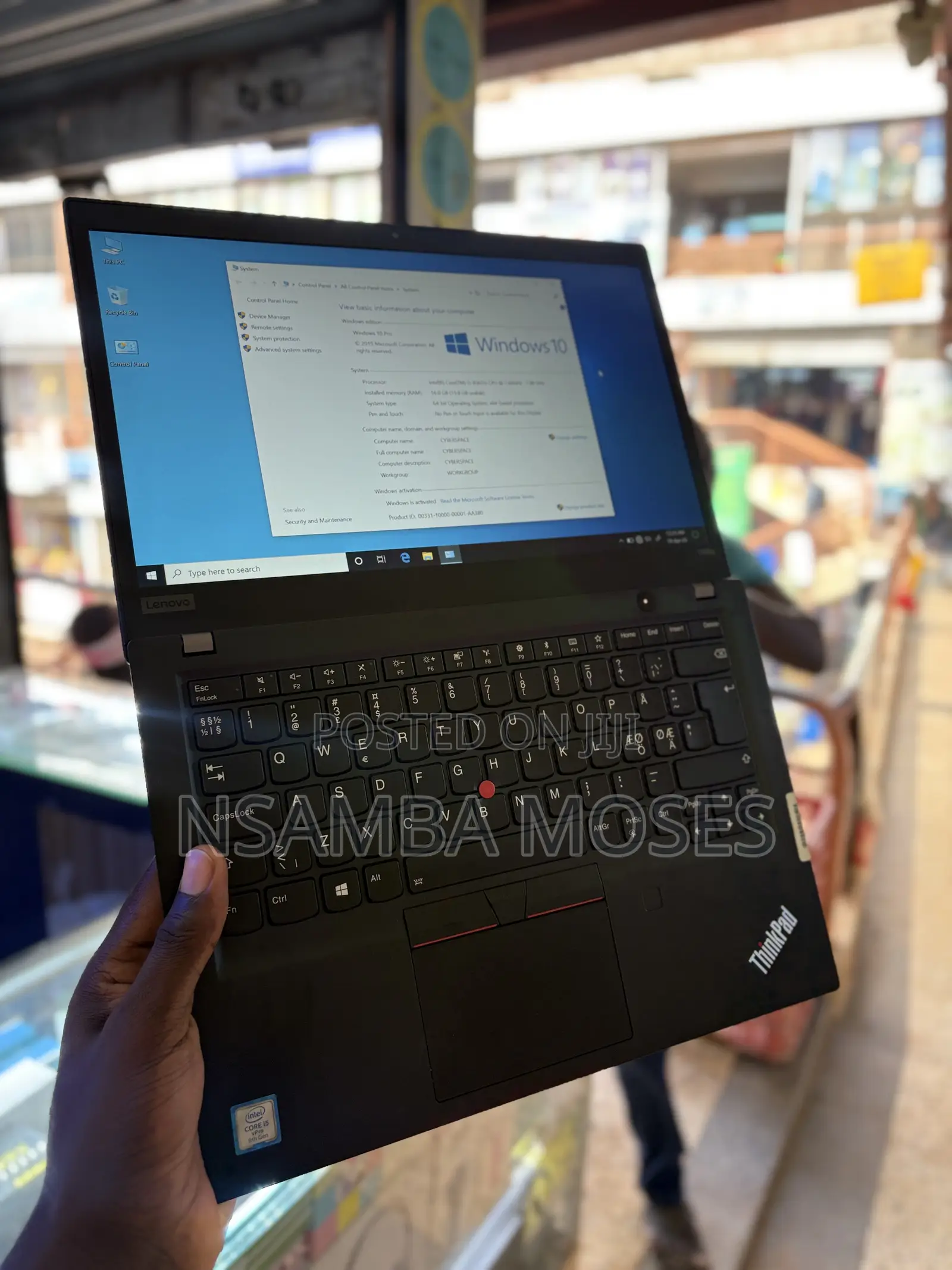 Laptop Lenovo Thinkpad T490s 8GB Intel Core i5 SSD 512GB