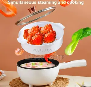 4l Multifunctional Electric Wok 2-in-1 Non-stick Electric Frying Pan