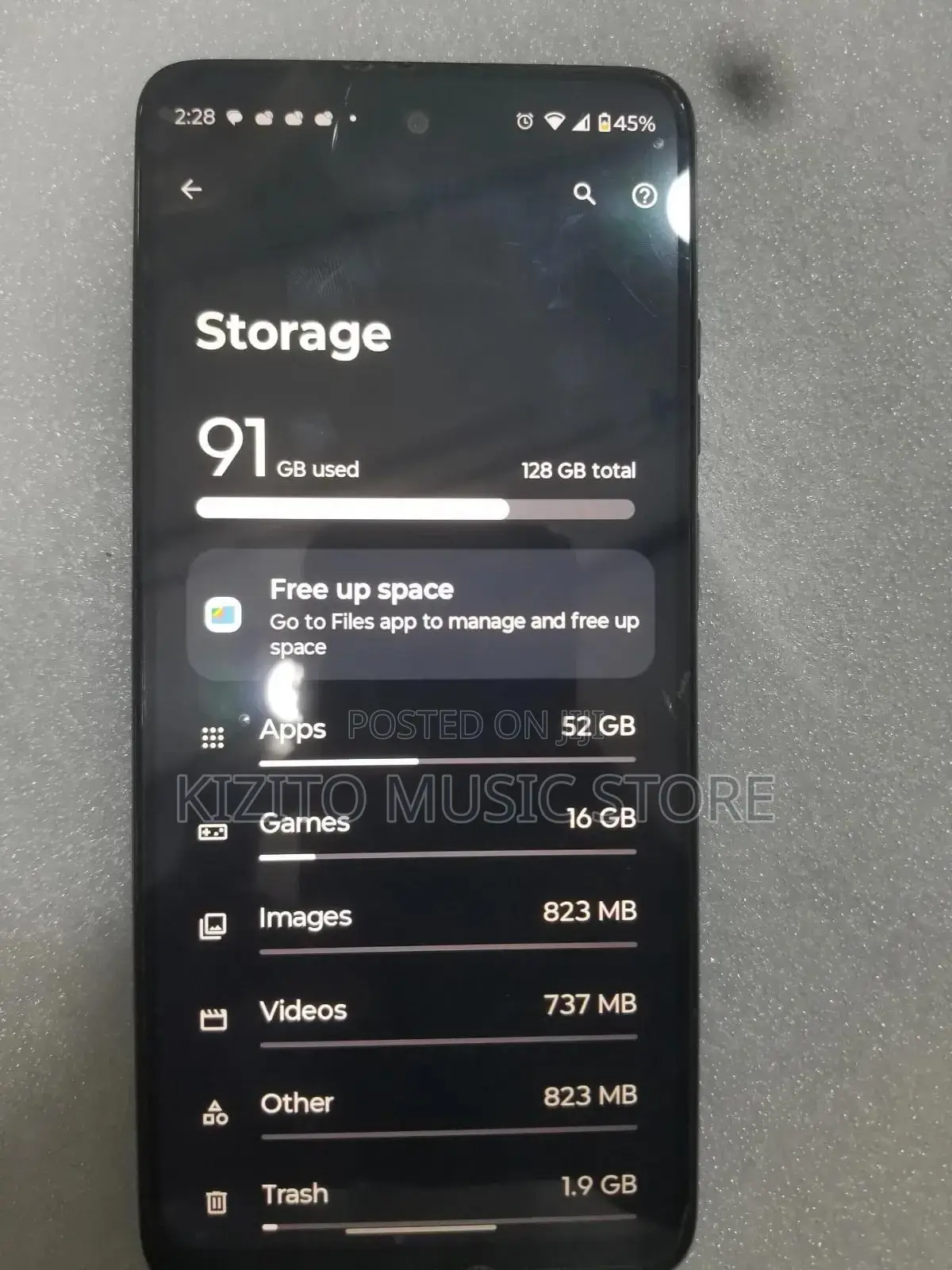 Motorola Moto G 5G 128 GB Gray