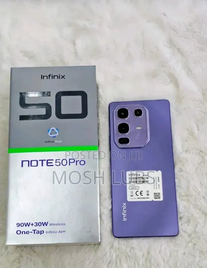 New Infinix Note 50 Pro 256 GB Purple