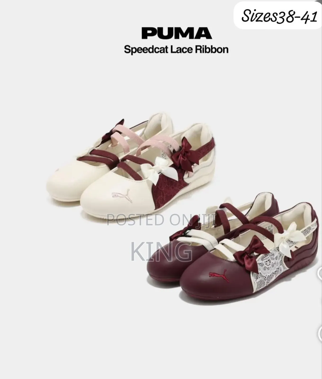 Puma Speed Cat Lace Ribbon Women Sneakers