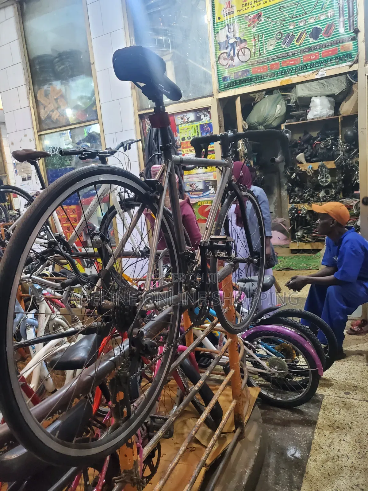 Foreground Road Bike
