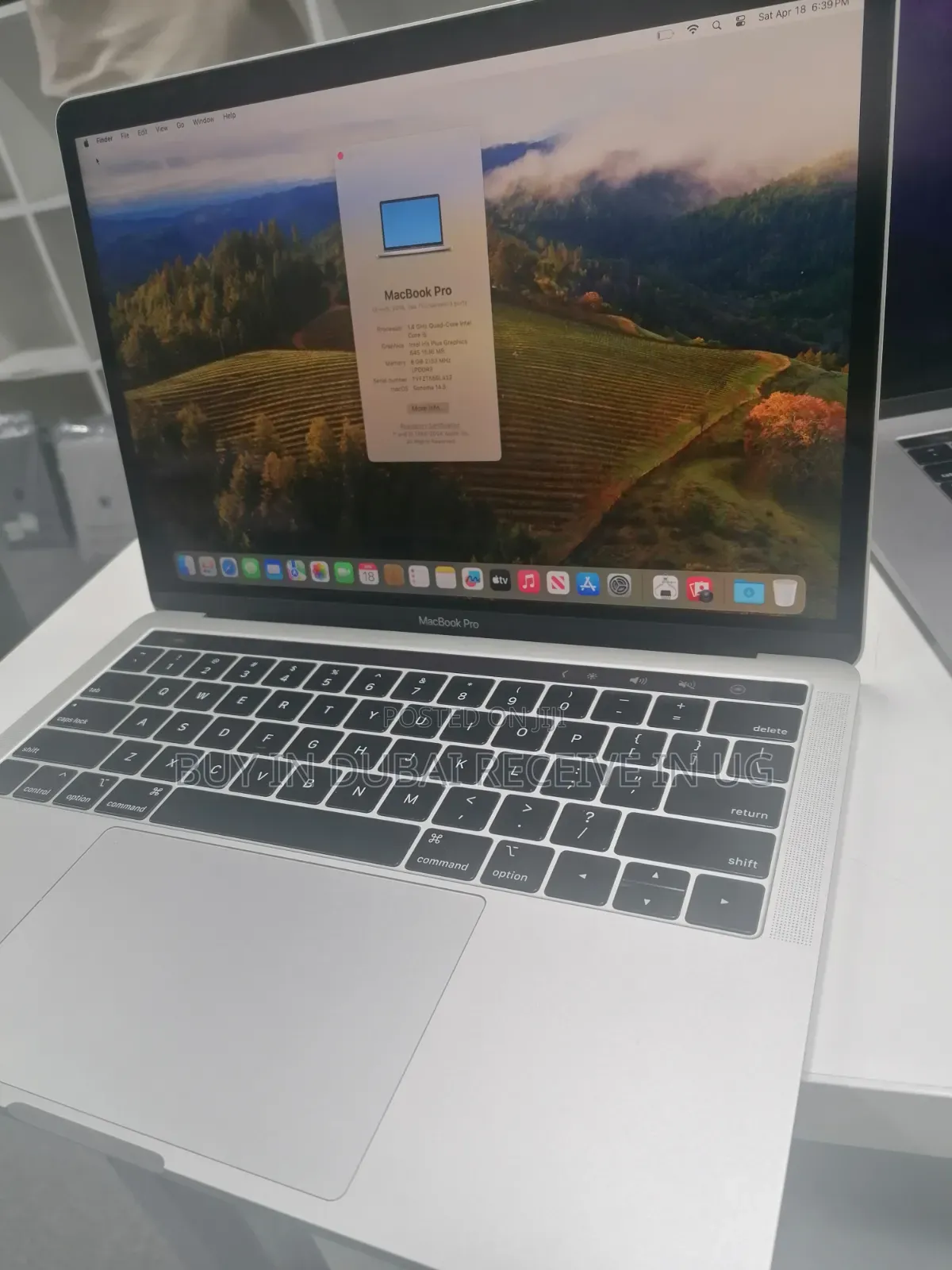 Laptop Apple MacBook Pro 2019 8GB Intel Core i5 SSD 256GB