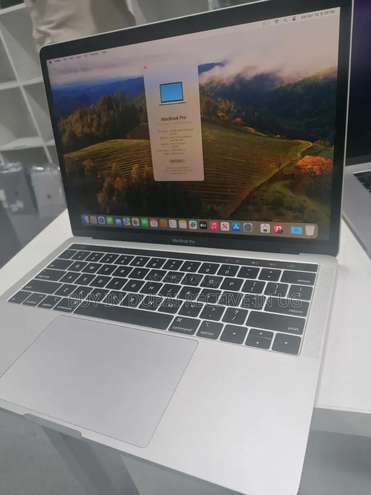 Laptop Apple MacBook Pro 2019 8GB Intel Core i5 SSD 256GB
