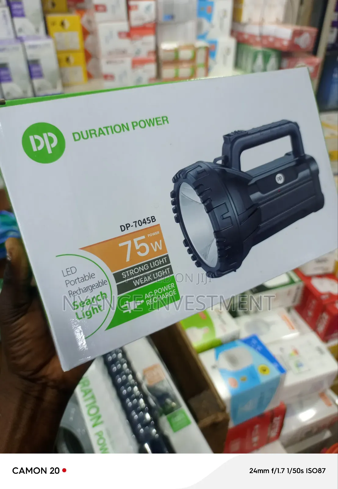 Durable Power Rechargeable Torch. Torch Rechargeable