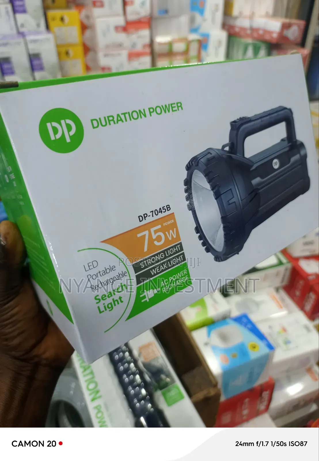 Durable Power Rechargeable Torch. Torch Rechargeable