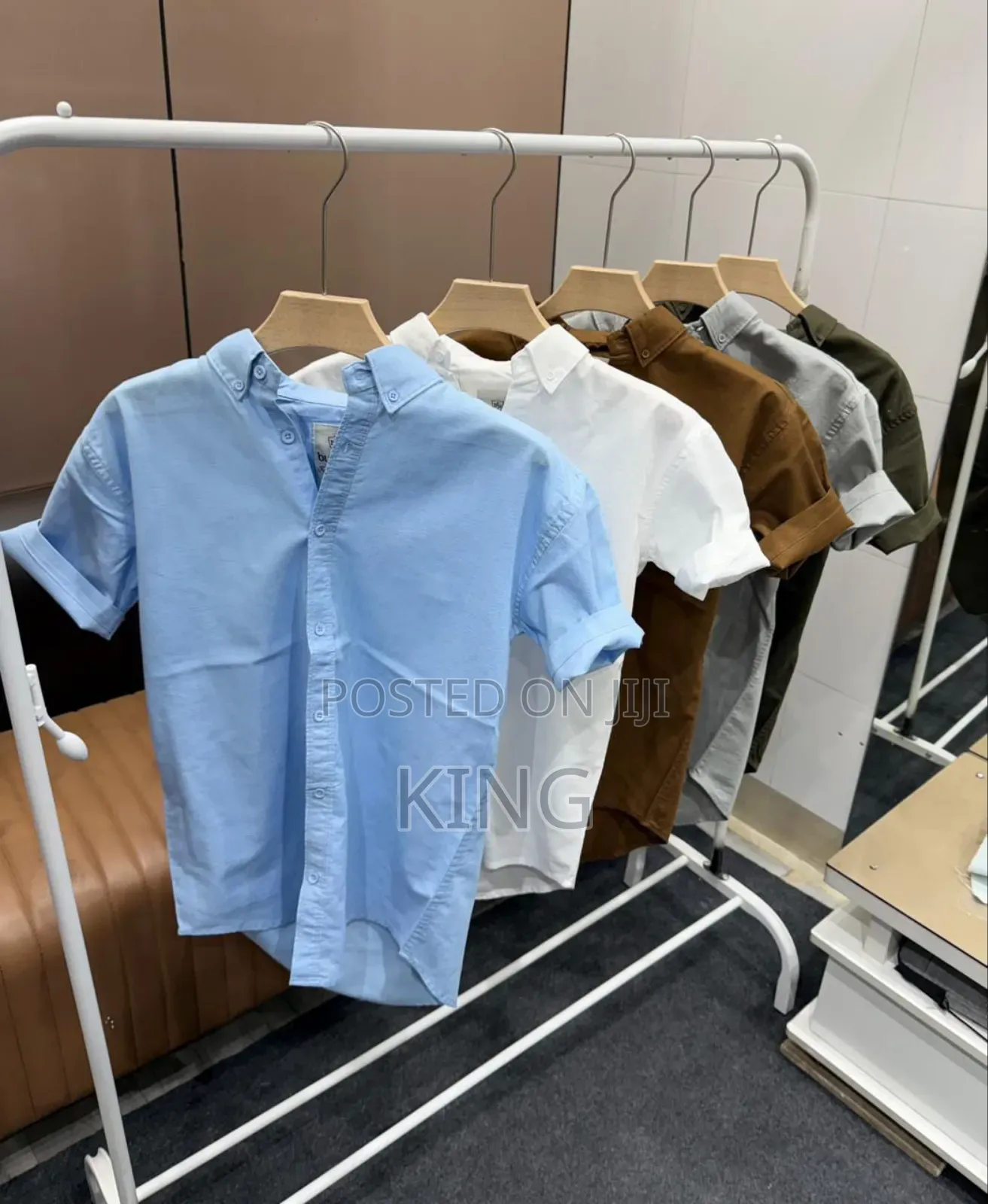 Casual Short Sleeve Linen Shirts. 9colors