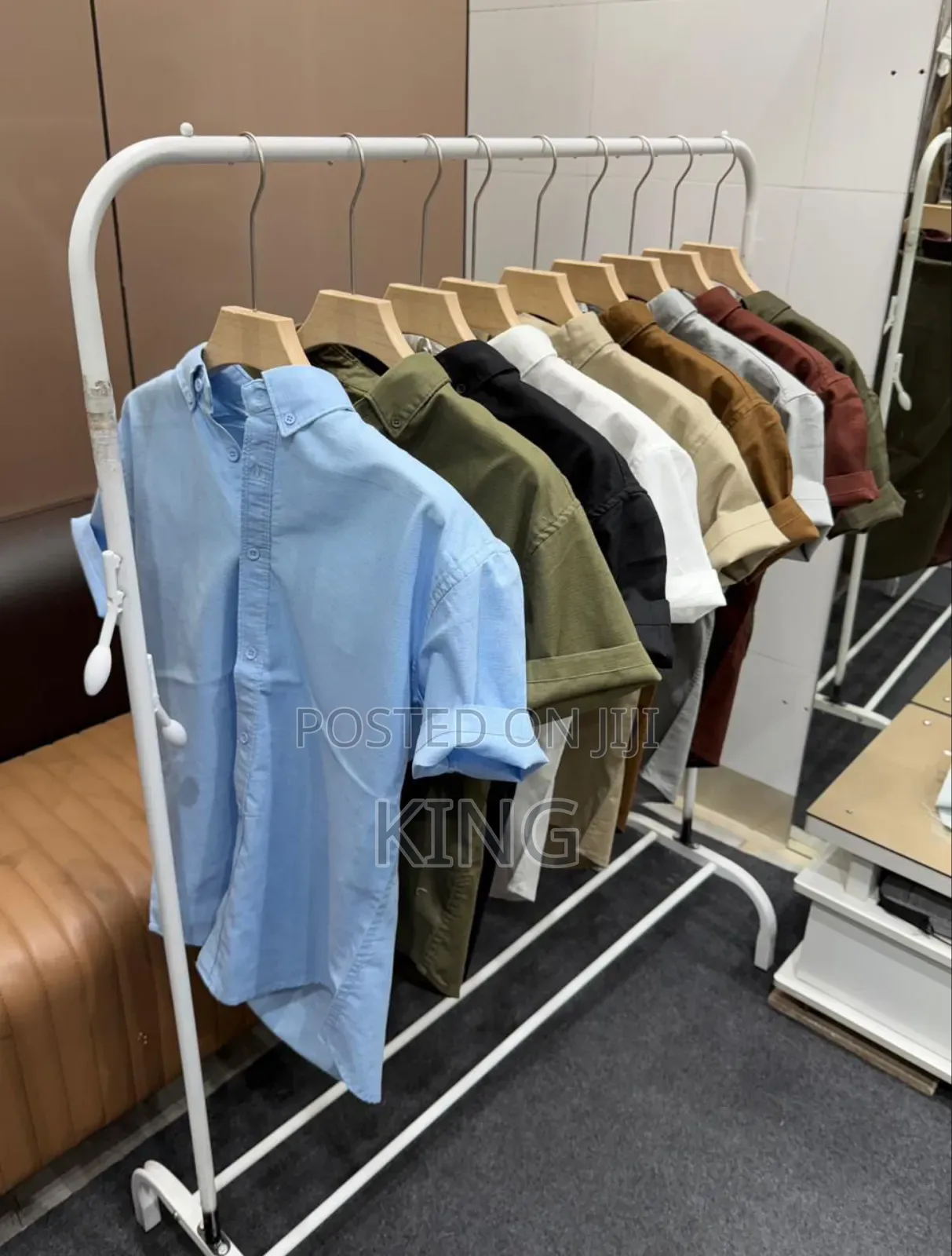 Casual Short Sleeve Linen Shirts. 9colors