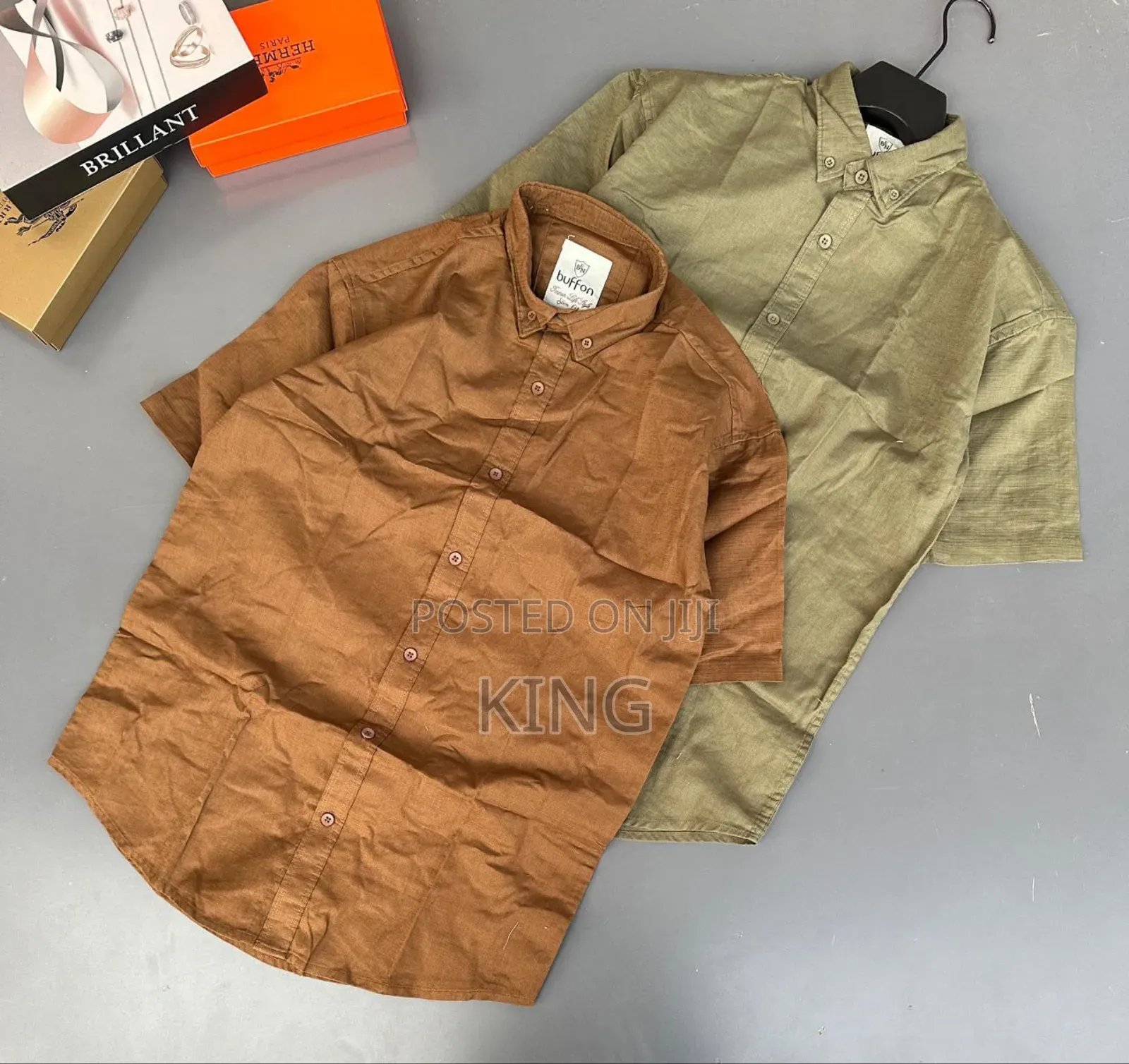 Casual Short Sleeve Linen Shirts. 9colors