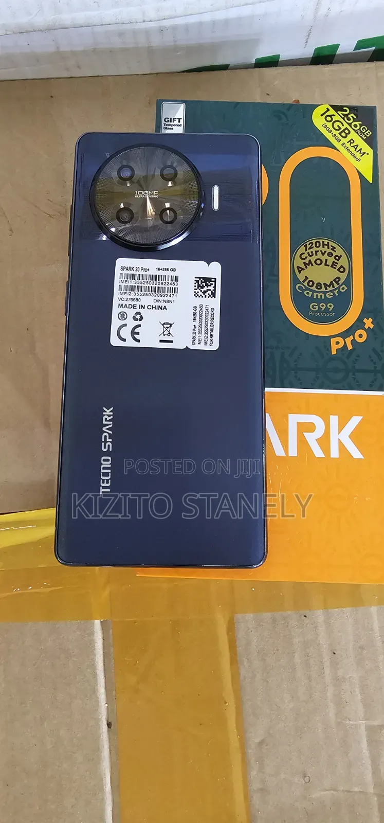 New Tecno Spark 20 Pro Plus 256 GB Black