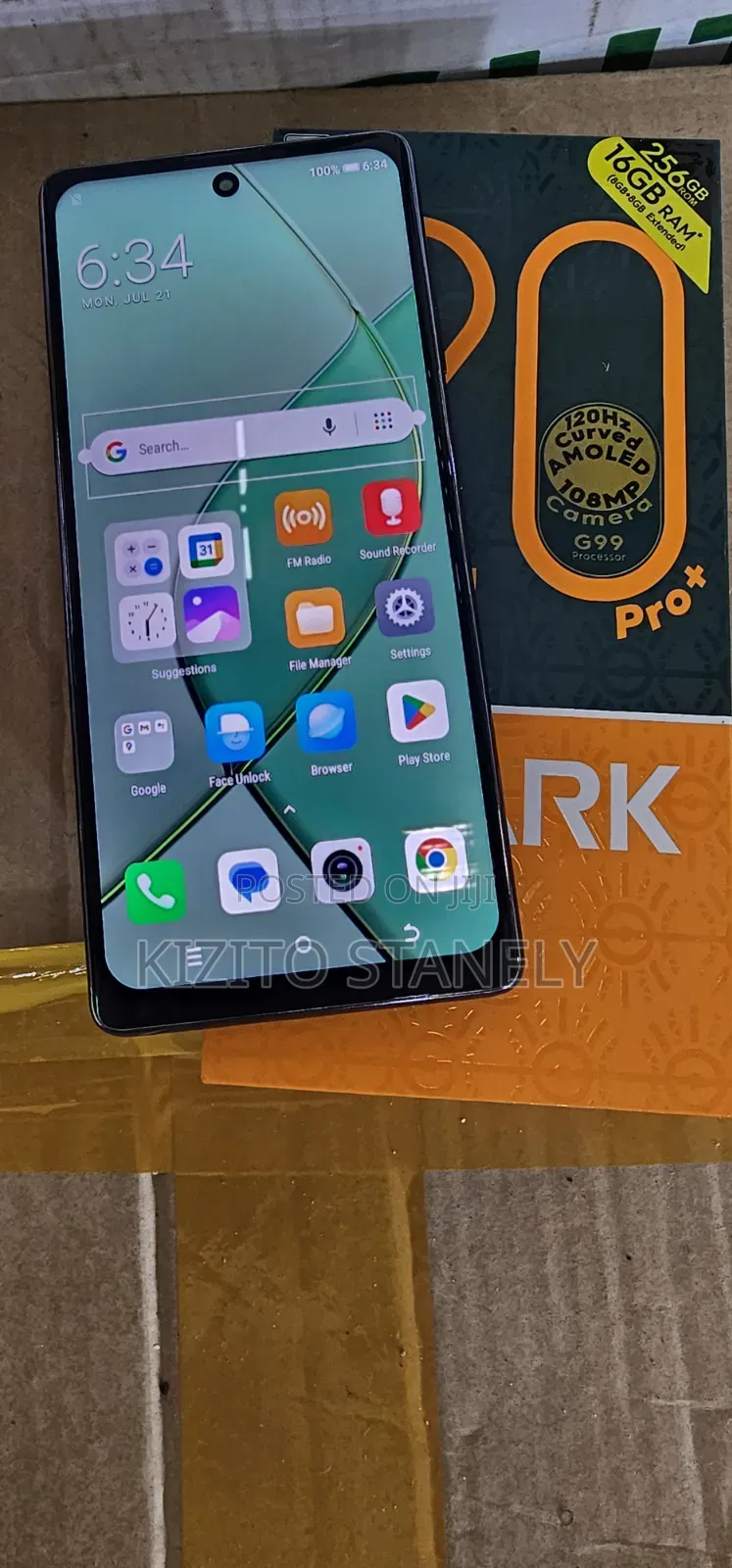 New Tecno Spark 20 Pro Plus 256 GB Black