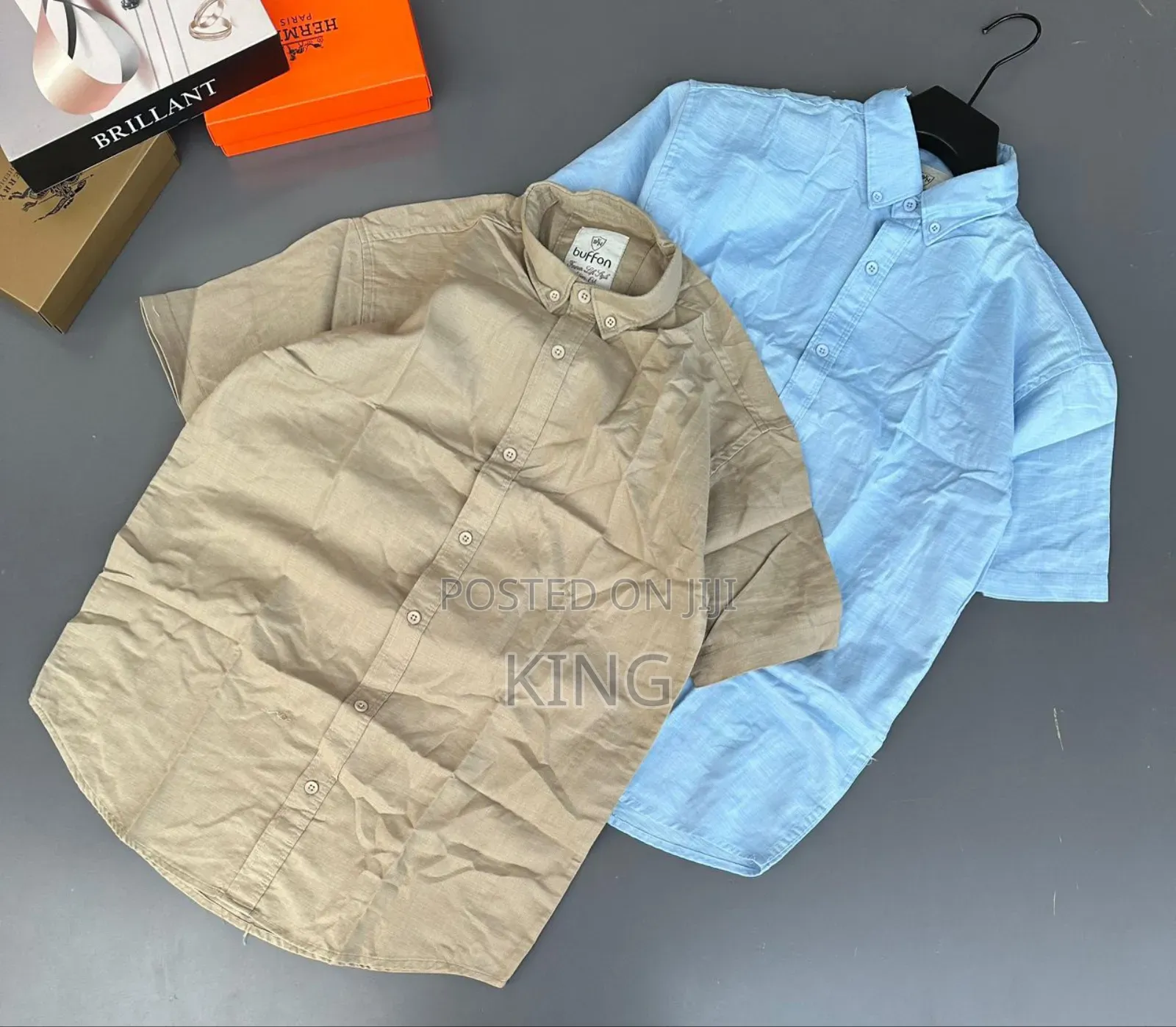 Casual Short Sleeve Linen Shirts. 9colors