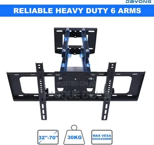 Full Motion Tv Wall Mount For Most 32-70 Inch Tvs