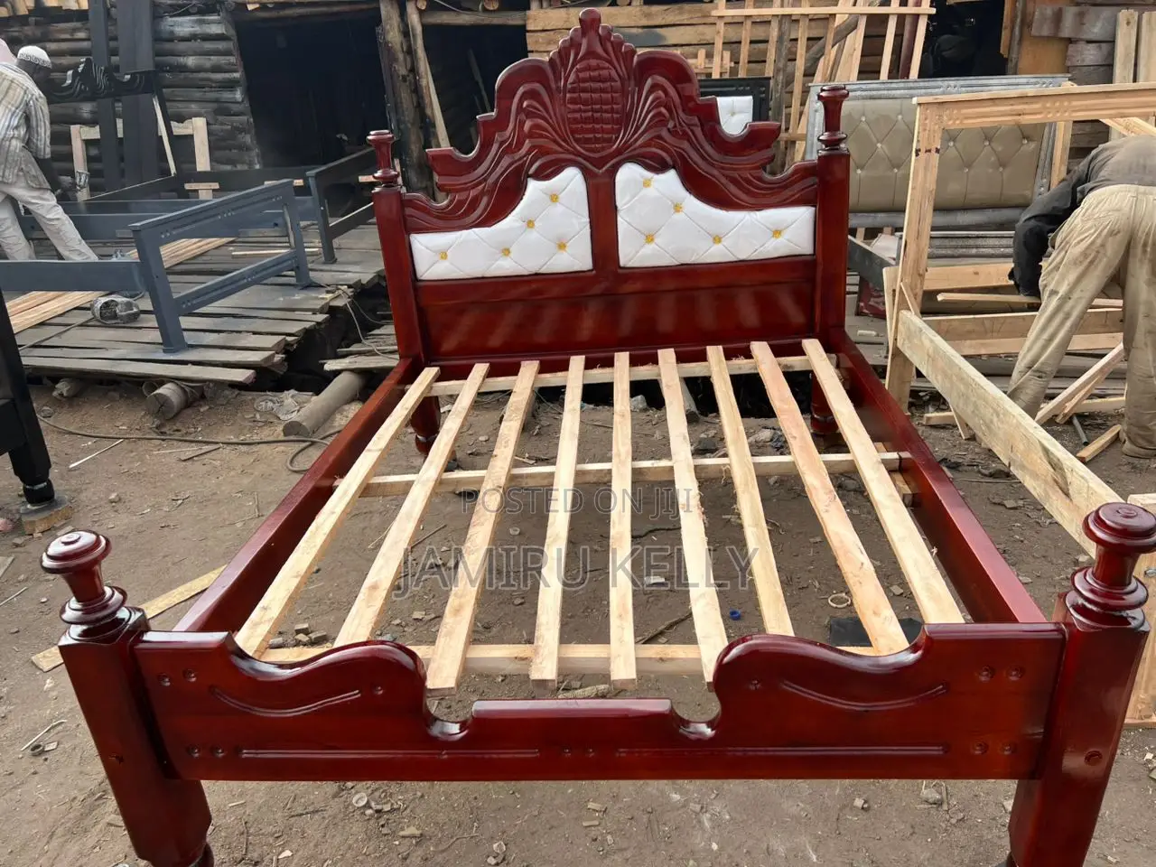 Wooden Brown Bed