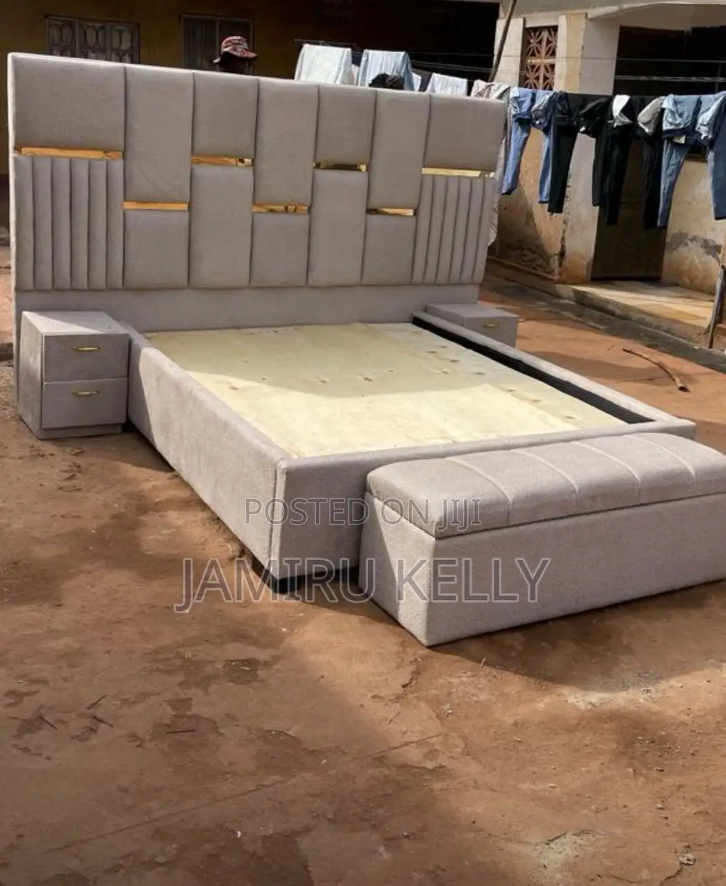 Bed With Built-in Bench