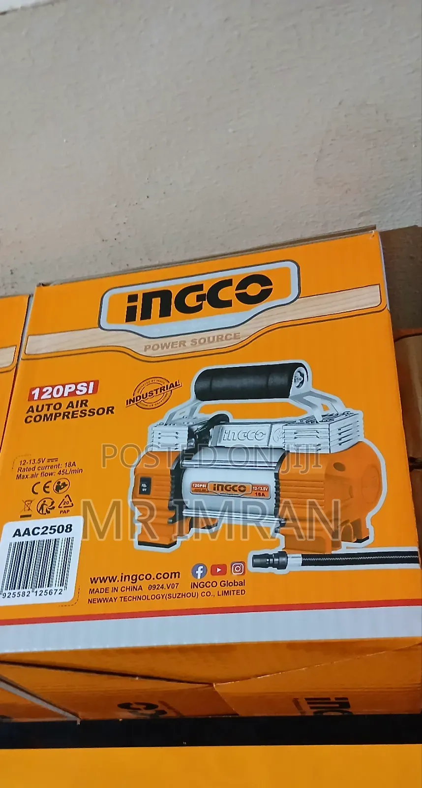 Heavy-Duty 12v Portable Auto Air Compressor