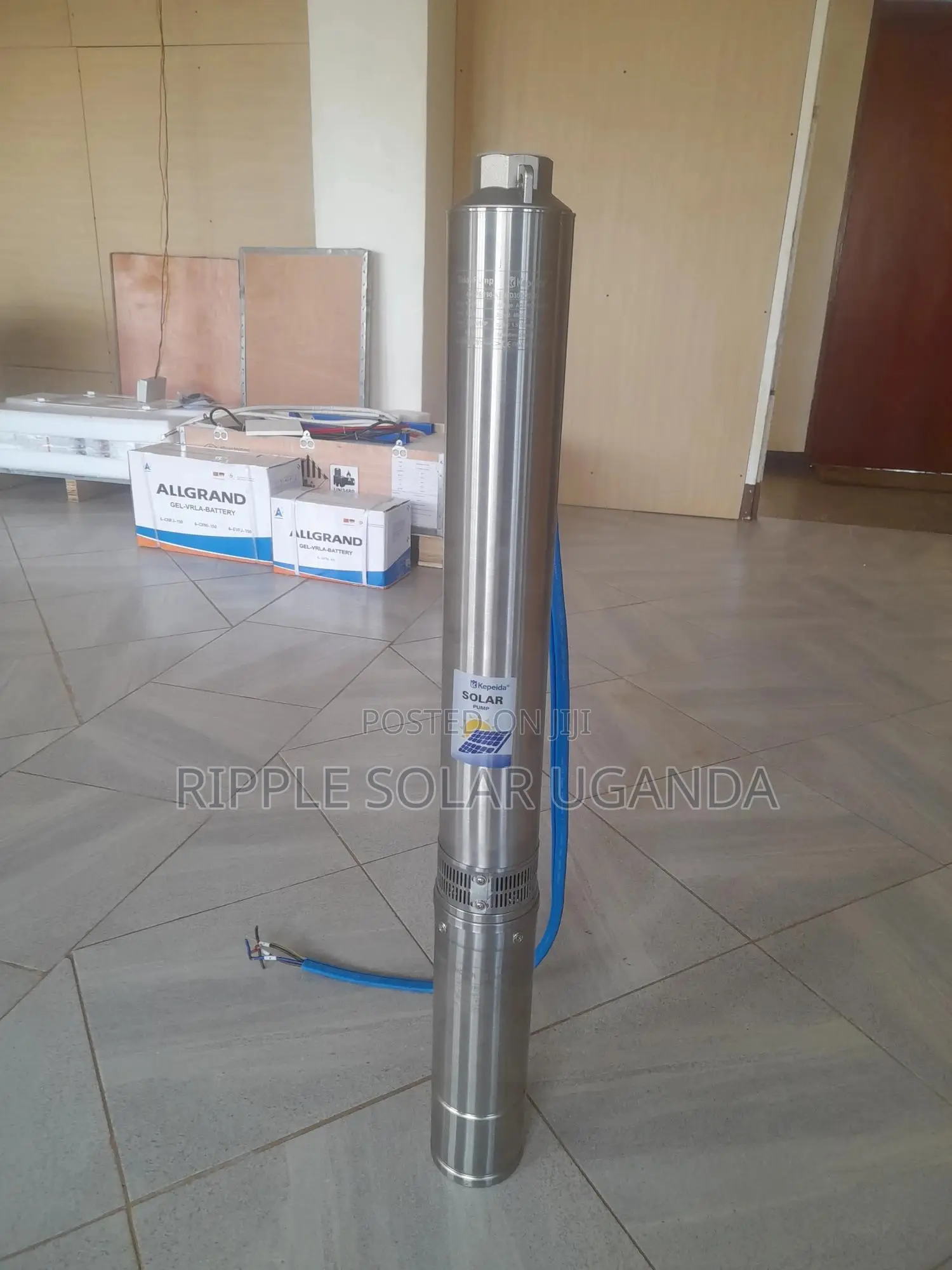 2200w Solar Borehole Pump 190m Head Deep Well Kampala