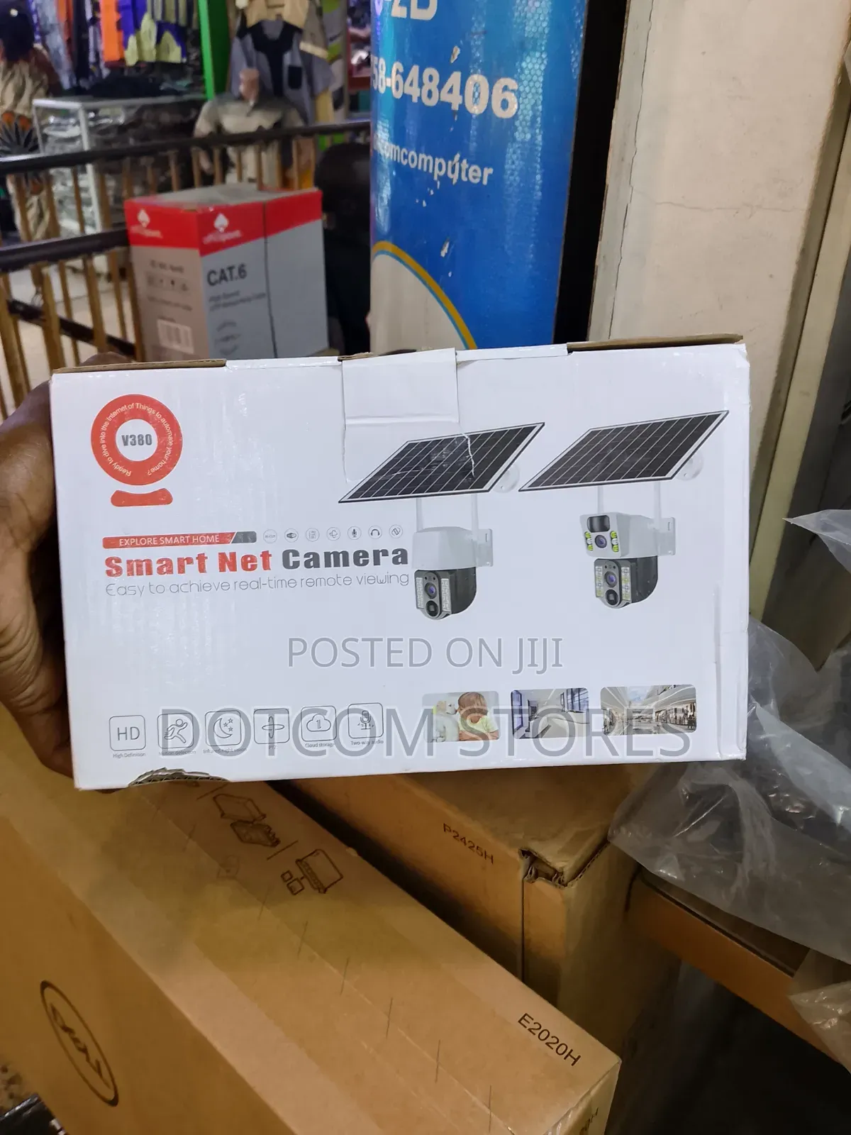 Dual-lens Solar Camera Wifi Solar Powered Waterproof V380 Pro Camera