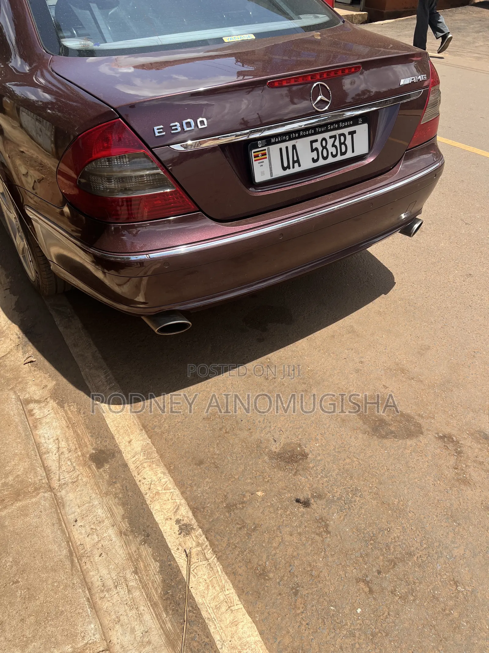 Mercedes-Benz E350 2008 Maroon