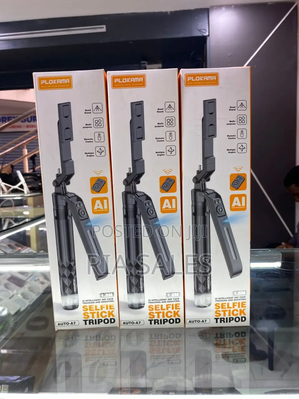 Plokama Auto-A7 Ai Intelligent 360° Face Tracking Selfie Stick Tripod.