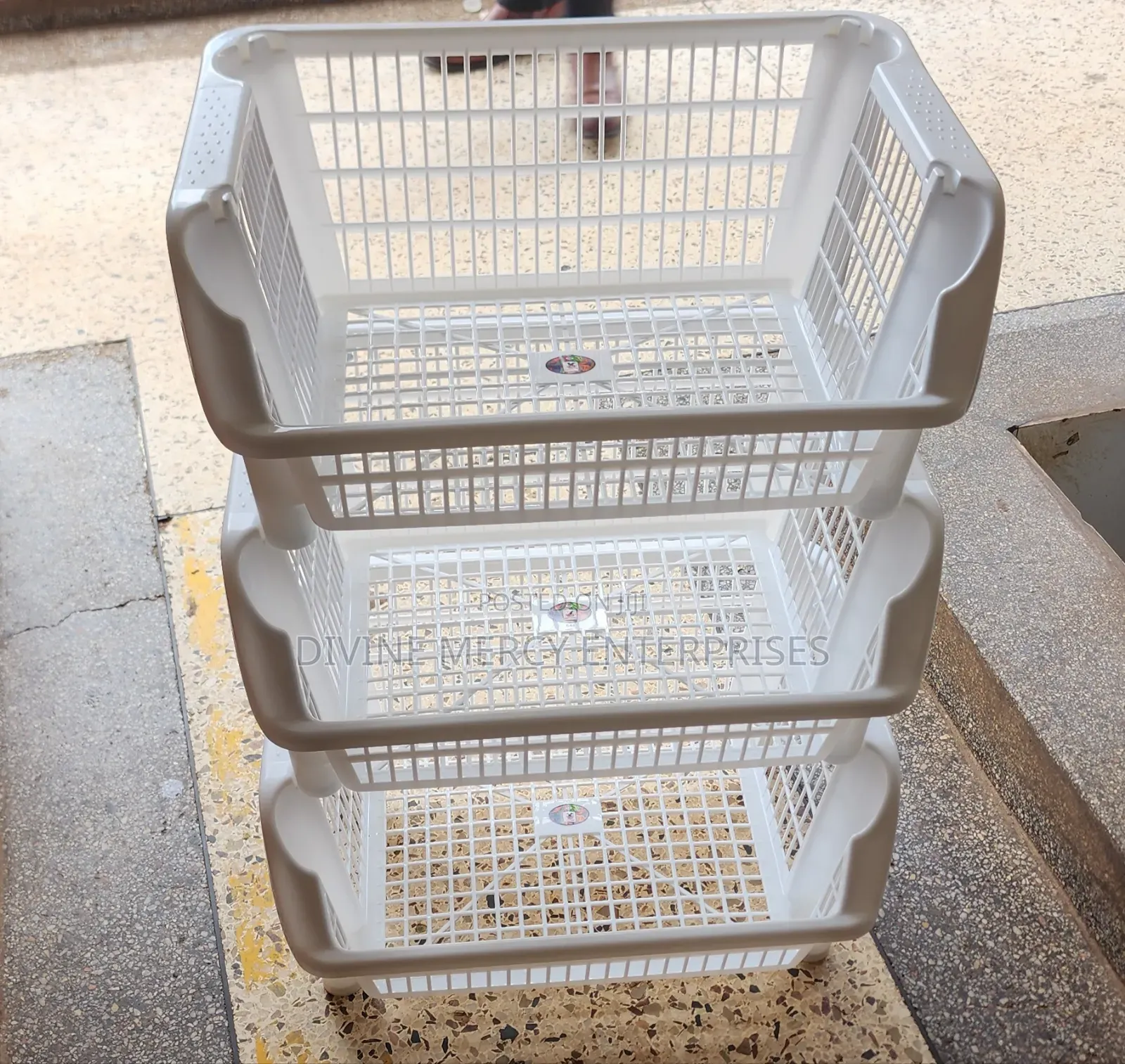 3tier Plastic Storege Basket