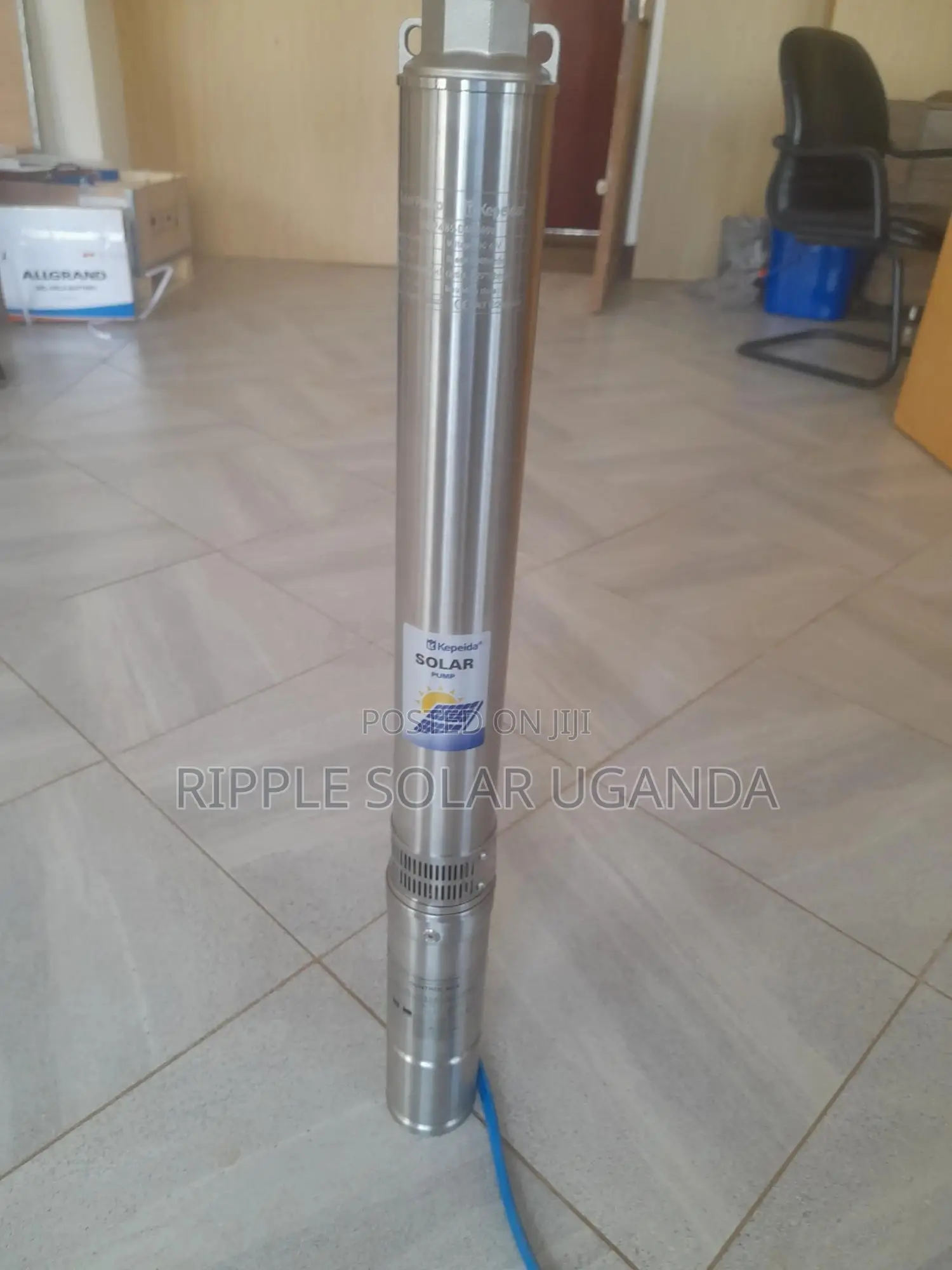 600w Solar Borehole Pump 85m Head Deep Well Kampala
