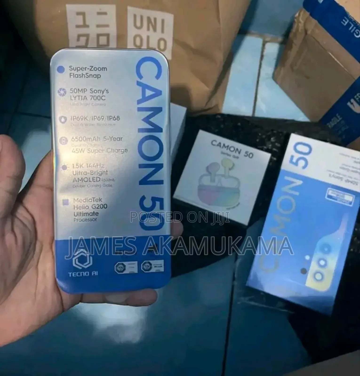 New Tecno Camon 50 Pro 256 GB Green