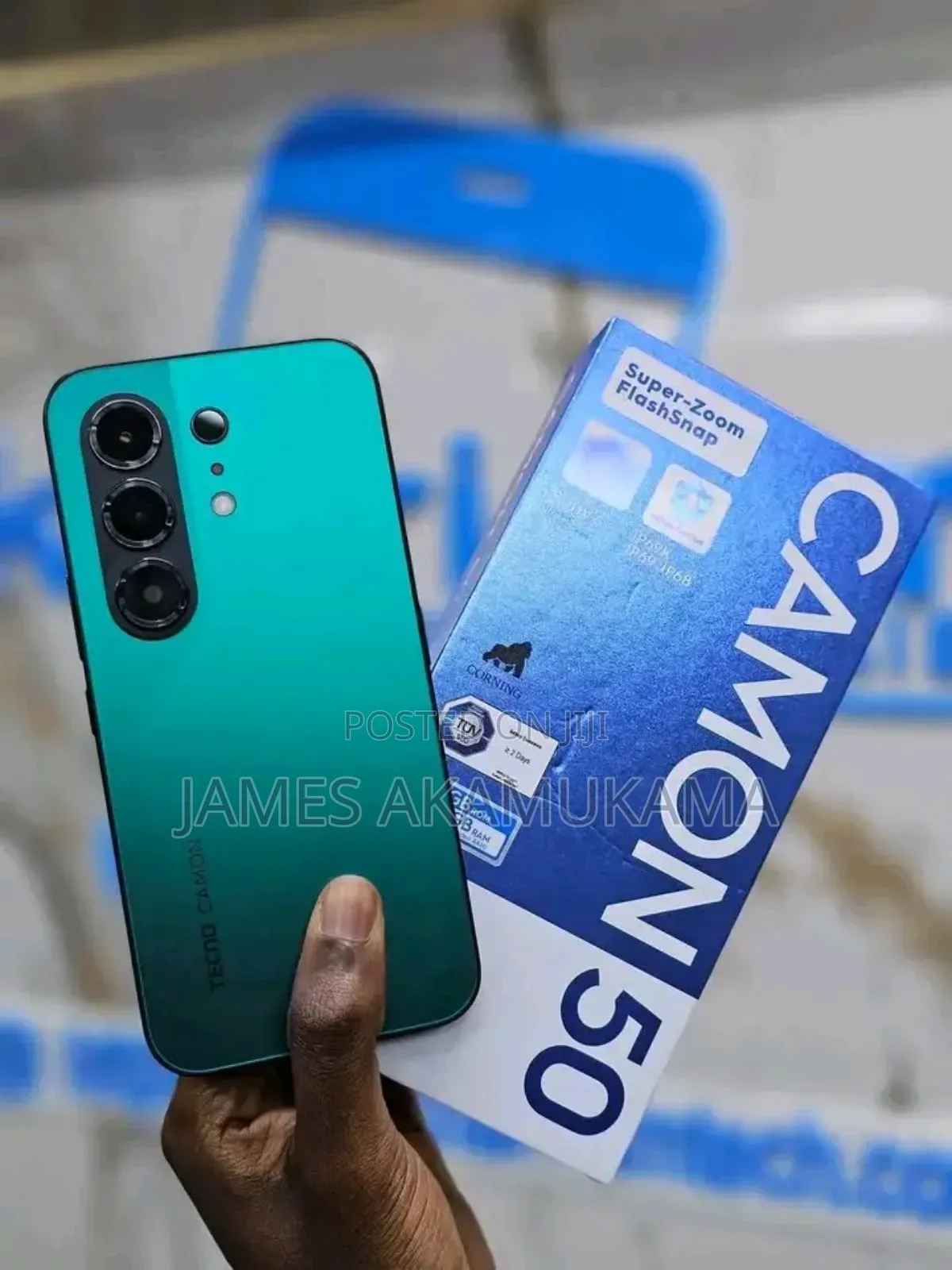 New Tecno Camon 50 Pro 256 GB Green