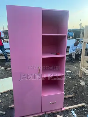 Pink Storage Drawers Unit