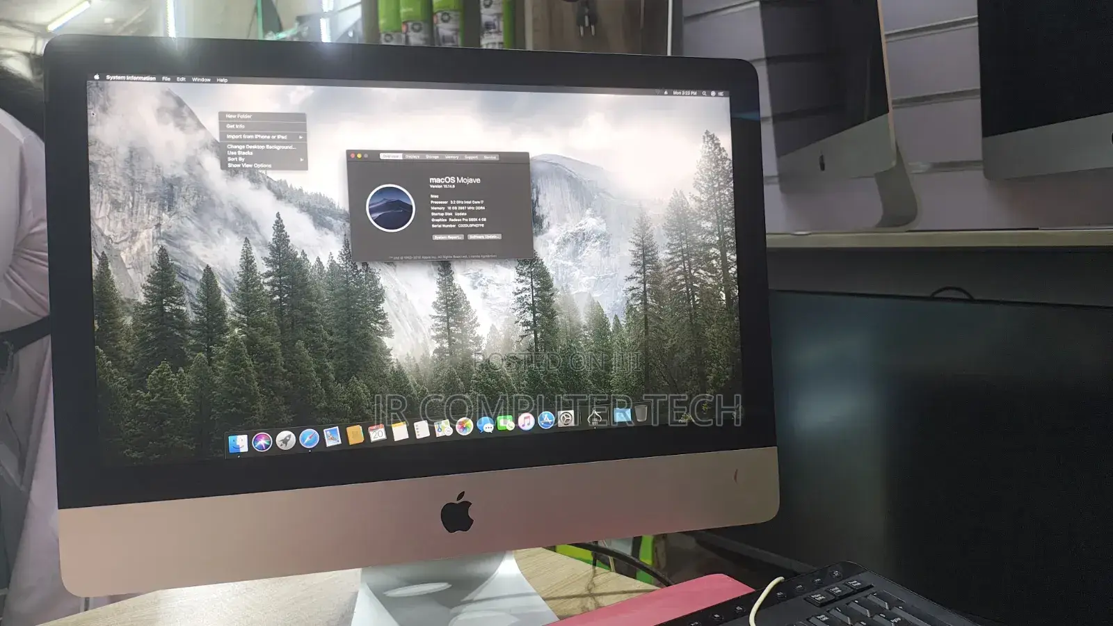 Desktop Computer Apple iMac 16GB Intel Core i7 SSD 512GB
