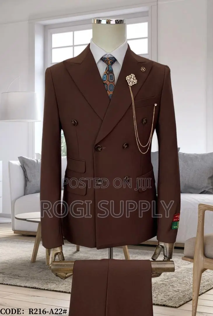 Coffee Brown Double Breaste