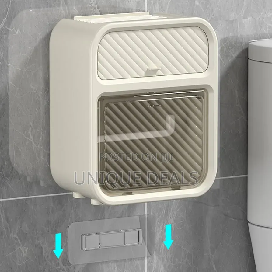 Punch-Free Paper Holder Wall-Mounted Toilet Toilet Paper Box