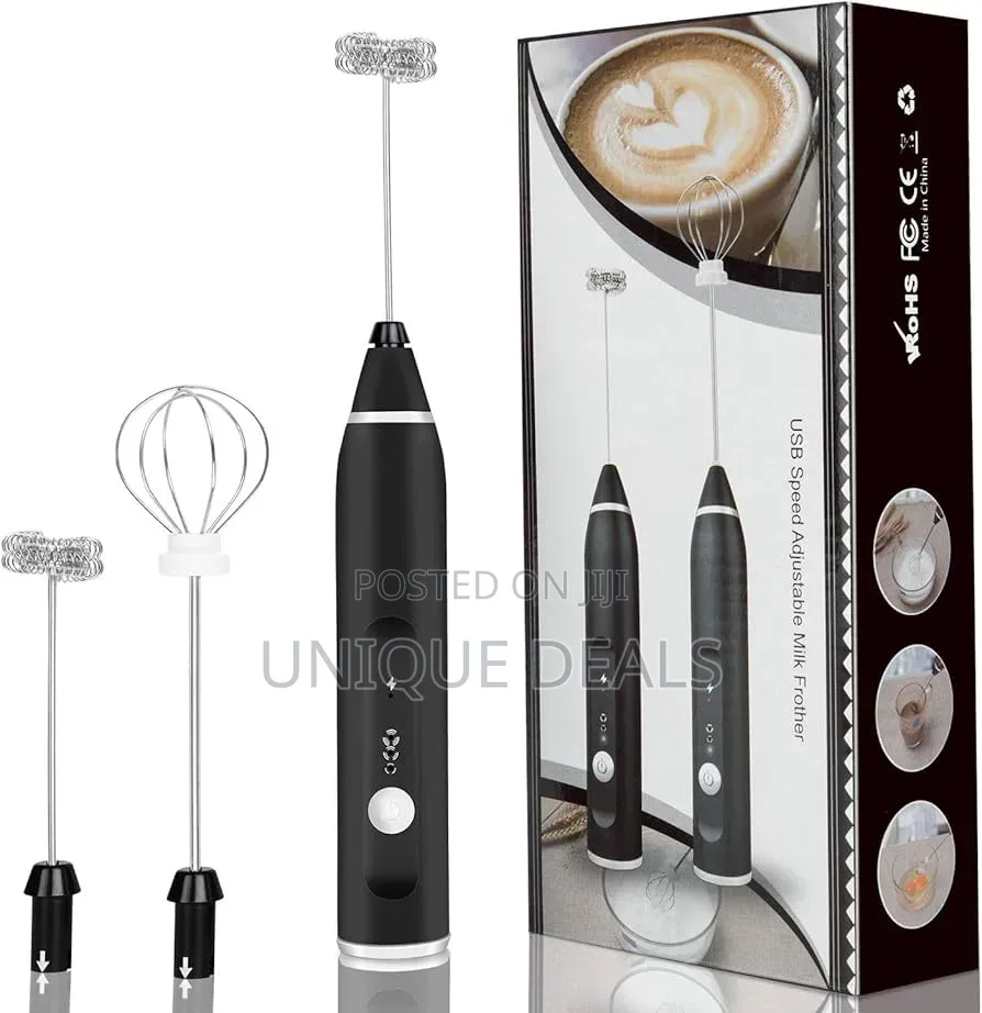 Milk Frother, Usb Rechargeable Handheld Electric Foam Maker
