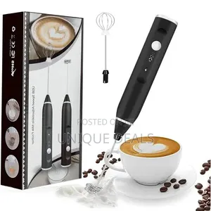 Milk Frother, Usb Rechargeable Handheld Electric Foam Maker