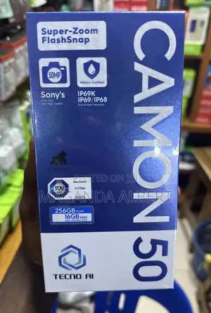 New Tecno Camon 50 256 GB Blue