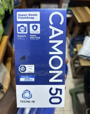 New Tecno Camon 50 256 GB Gray