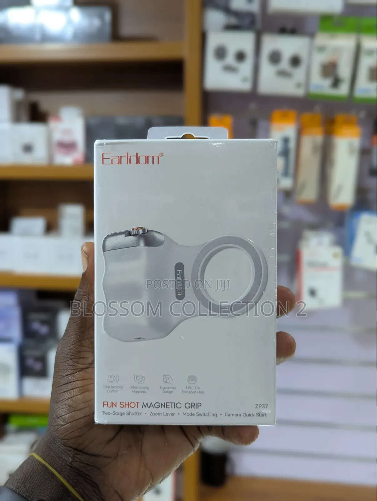 Earldom Fun Shot Magnetic Grip Phone Holder