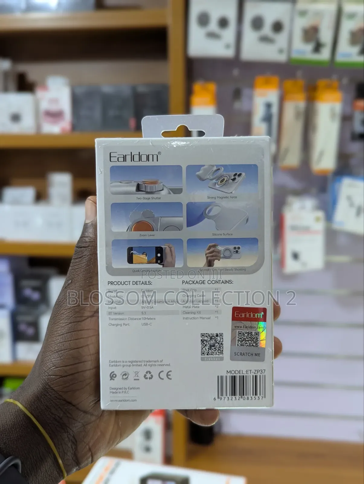Earldom Fun Shot Magnetic Grip Phone Holder