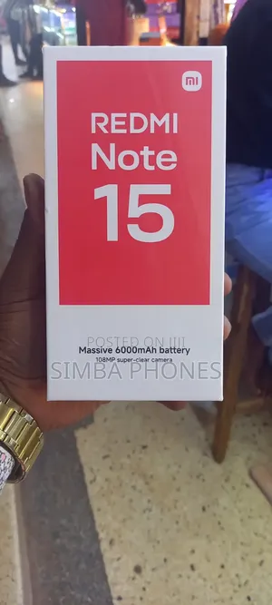 New Xiaomi Redmi Note 15 256 GB Black