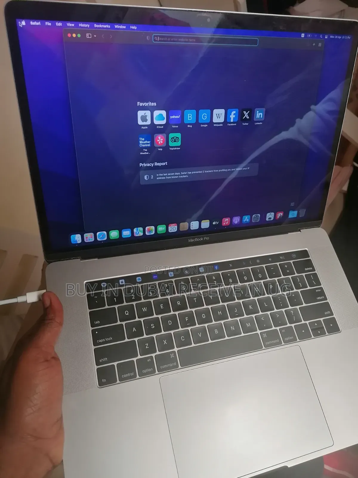 Laptop Apple MacBook Pro 2016 16GB Intel Core i7 SSD 512GB