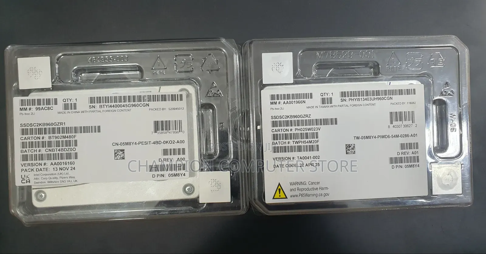 Dell 960gb SSD Sata 2.5" Inch for Laptop Destop