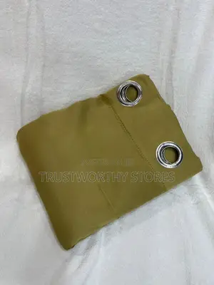 2piece Plain Curtains With Rings (1.5m Each)