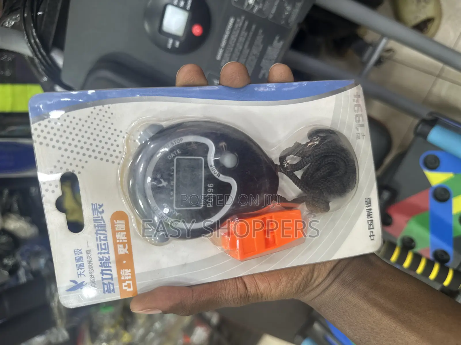 Tianfu Pc396 Digital Sports Stopwatch With a Whistle and Neck Cord