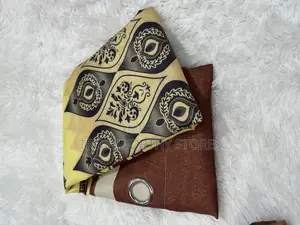 2pc Ring Flowered Curtains 1.5m Each Curtain