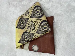 2pc Ring Flowered Curtains 1.5m Each Curtain