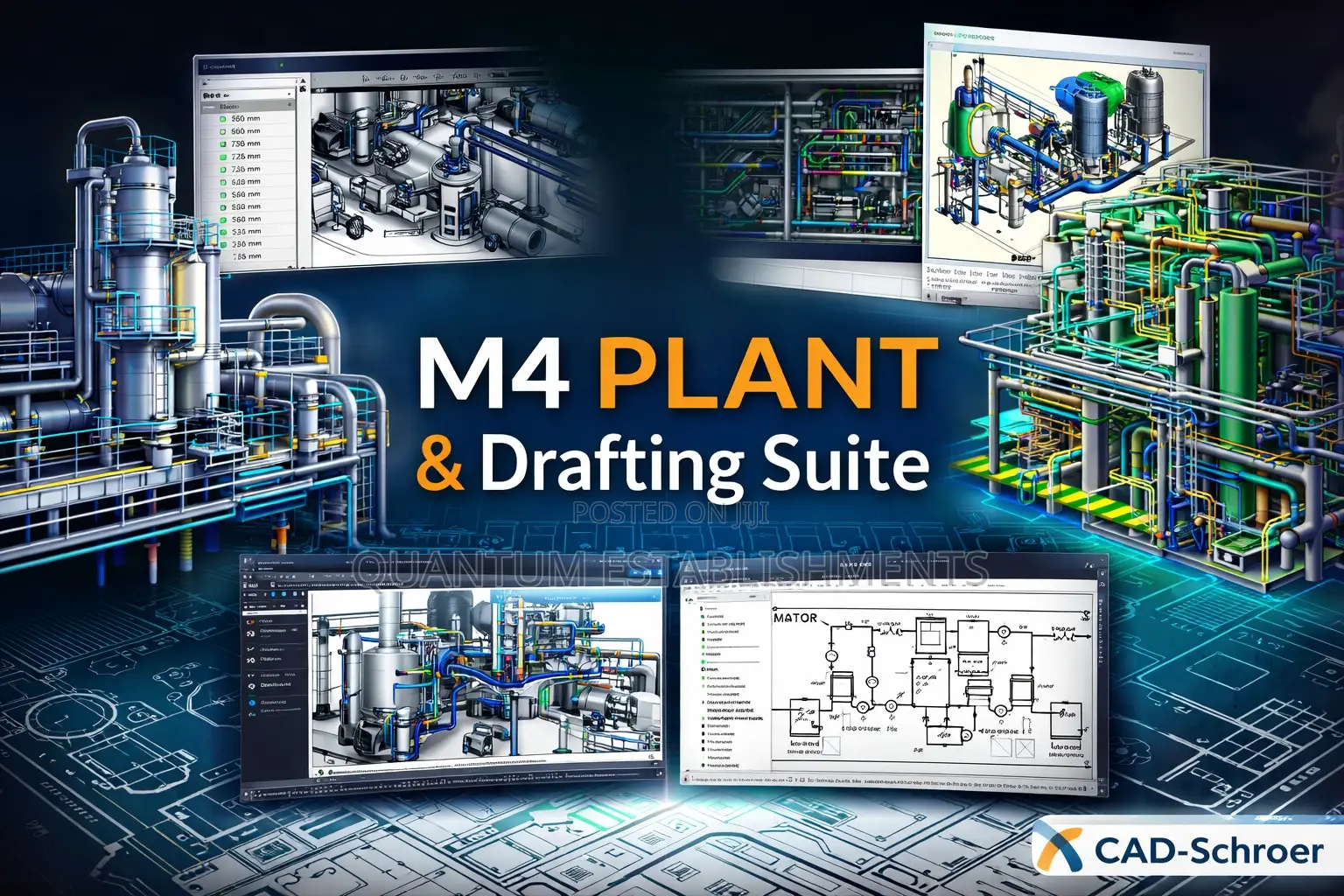 M4 Plant and Drafting Suite | Piping Design Software | Full Setup