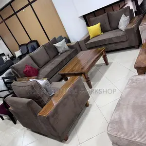 Sofa Brown 3 2 1 With Springs and Fiber . Own It Now