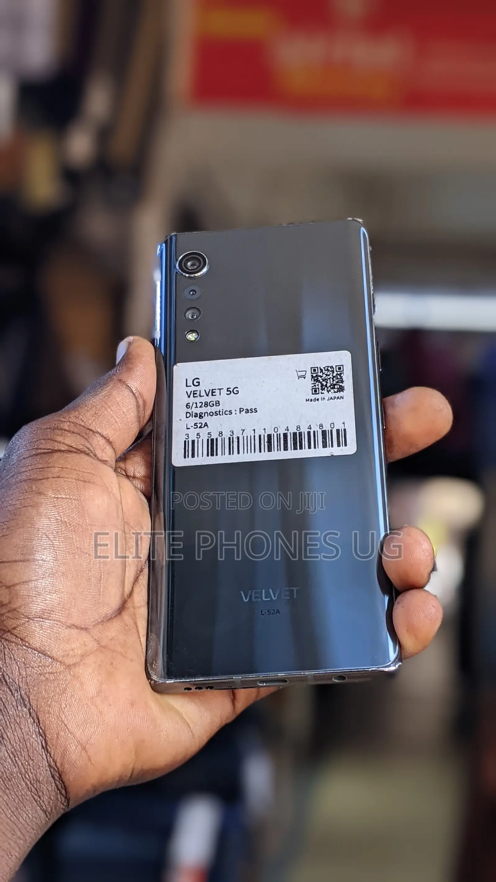 LG Velvet 5G 128 GB Black